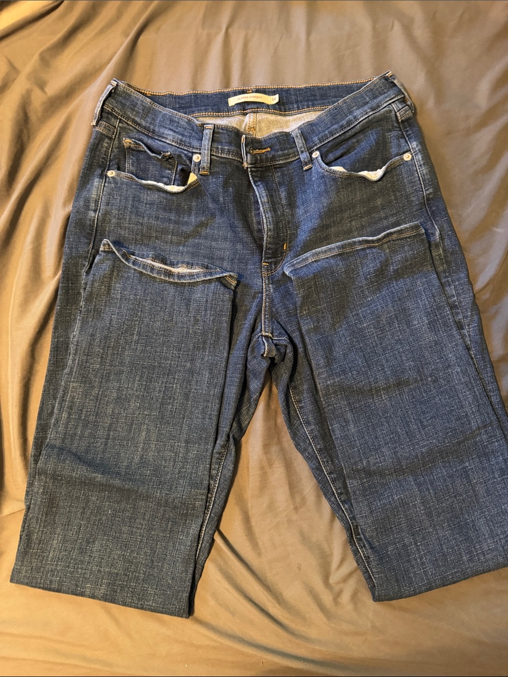 Signature by Levi Strauss Indigo Straight-Leg Women's Jeans